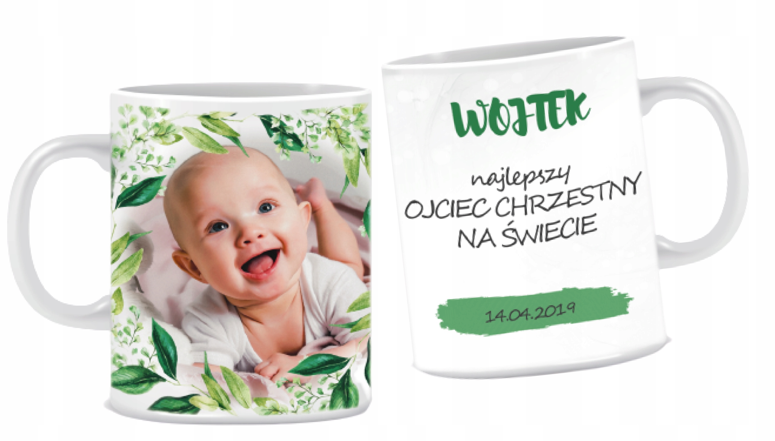 

Kubek dla Chrzestnego podziękowanie + Kartonik