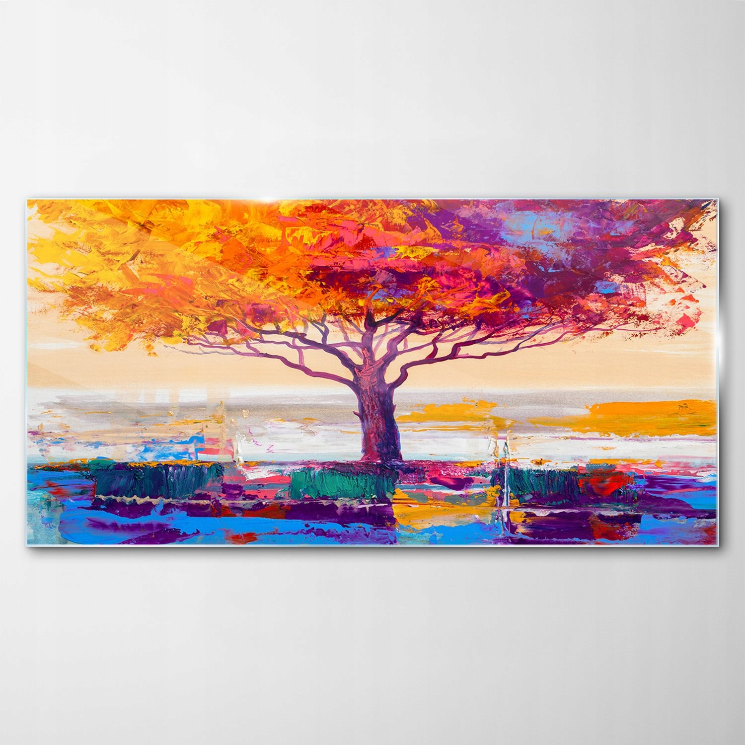 

Hartowany Obraz Szklany Natura Drzewa Las 120x60