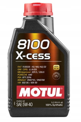 

Motul 8100 X-cess 5W40 1L Oficjalna Dystrybucja!