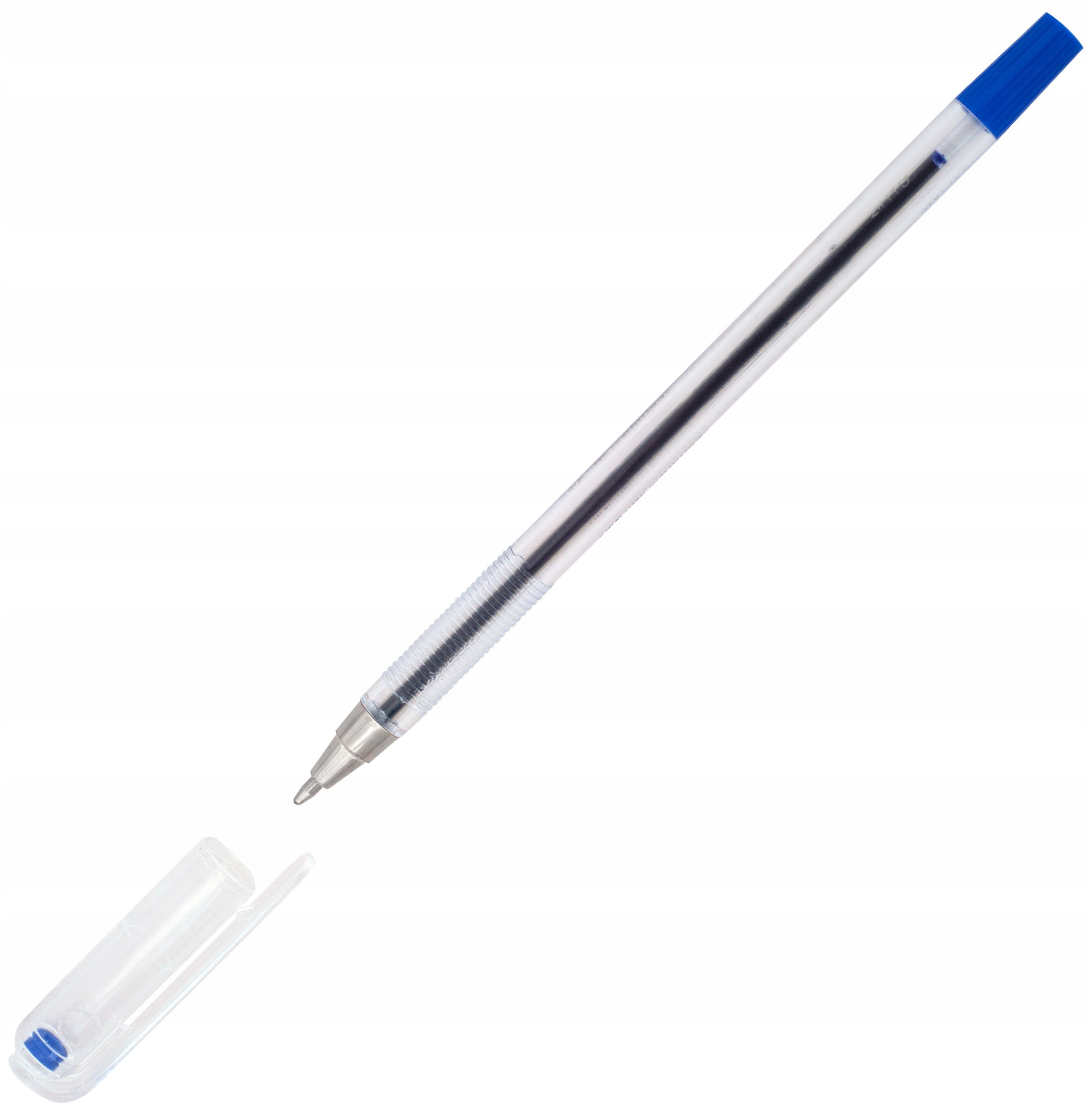 

MemoBe Długopis transparentny z zatyczką 0,7 mm