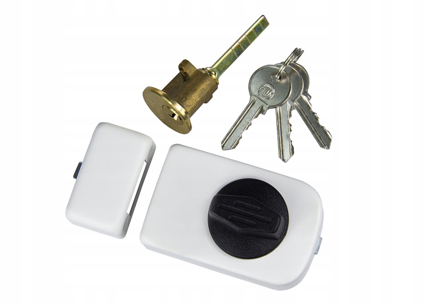 

Zamek nawierzchniowy łucznik z wkładką 50/60 biały