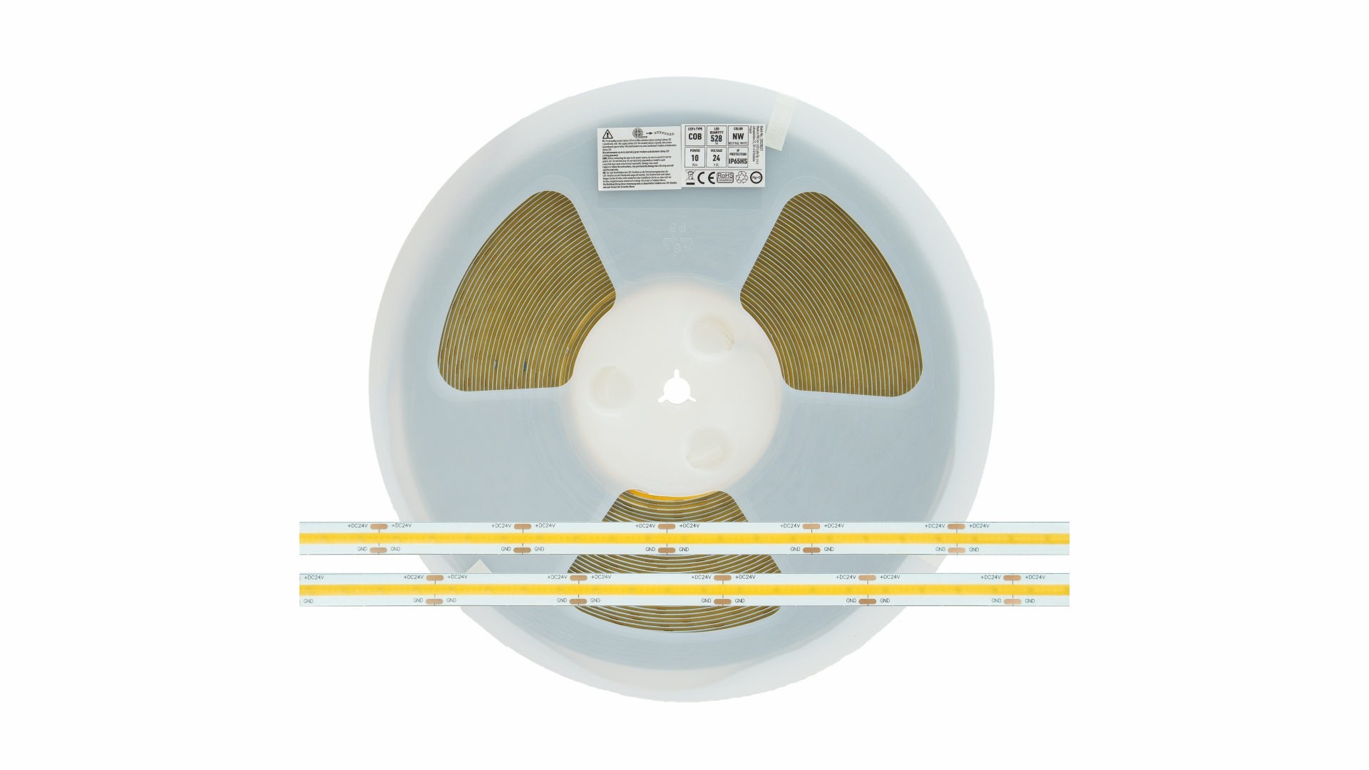 Taśma Pro 3Y 24V 2640 Led Cob 10W Uww RA90 -20m Hs