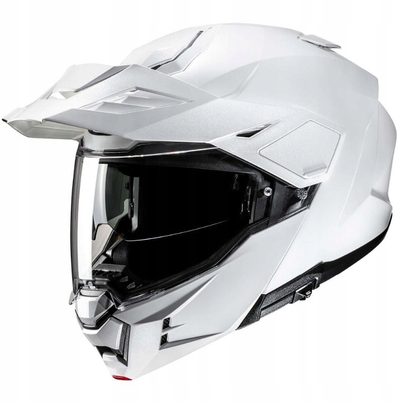 Motocyklová Prilba S Strieškou Hjc i80 Pearl White Perlová Biela XL