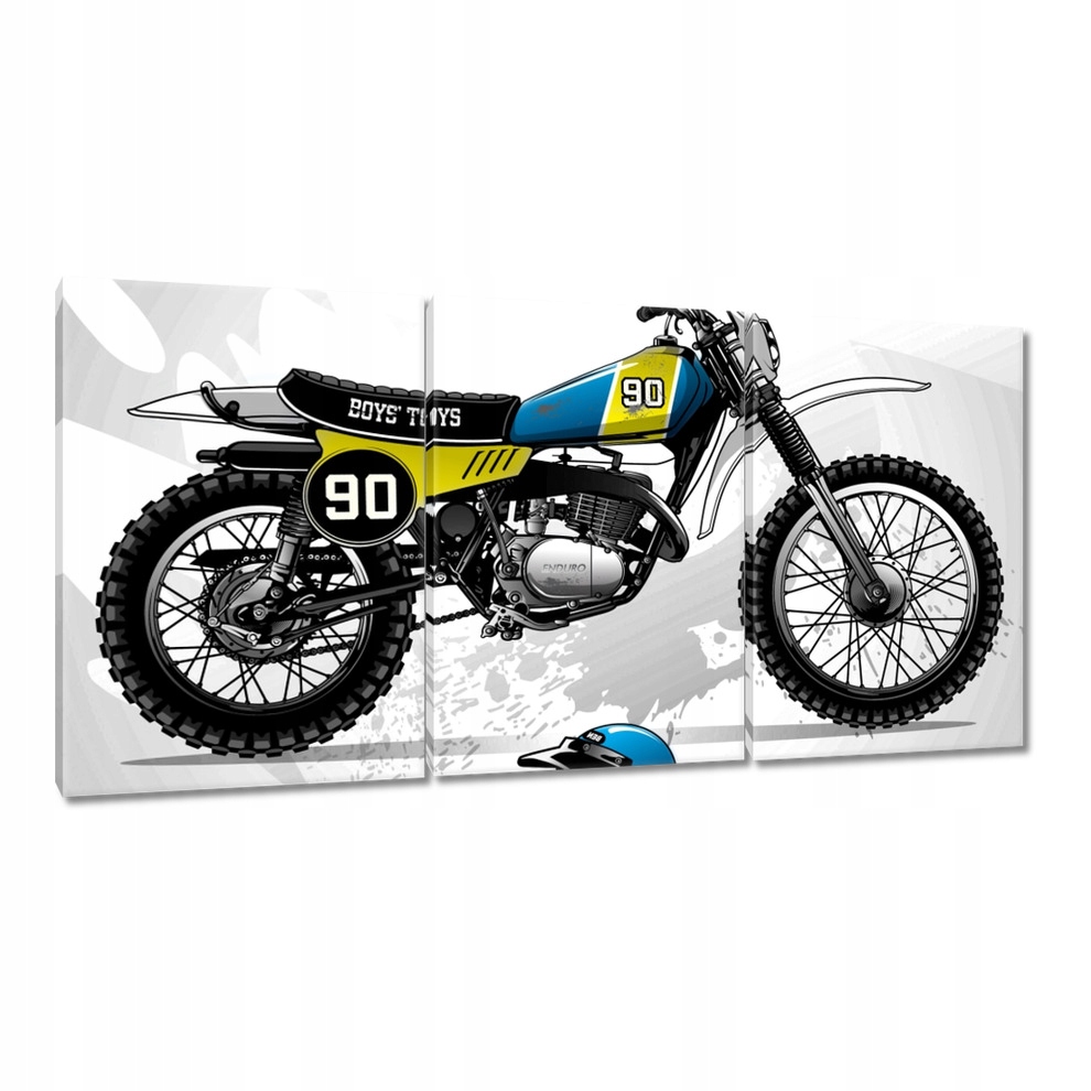 

Obrazy 120x60 Cross Motocykl Motor