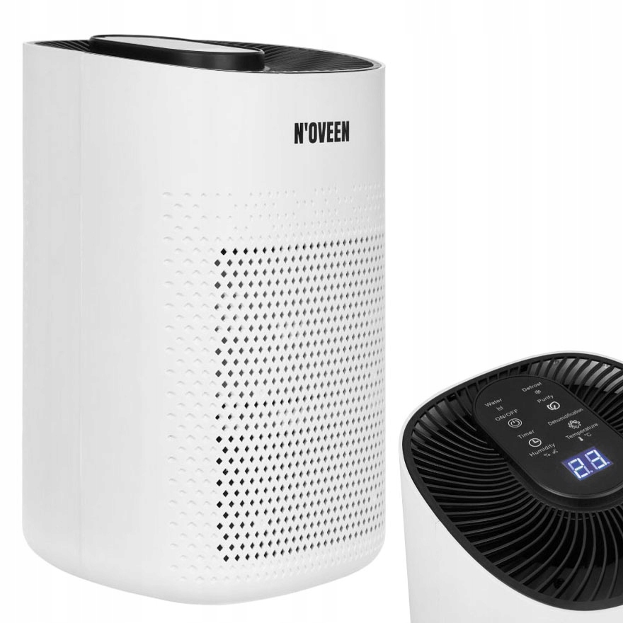 Odvlhčovač Vzduchu Čistič 2v1 Uv Lampa Hepa 12 Tichý 1000ML 70W