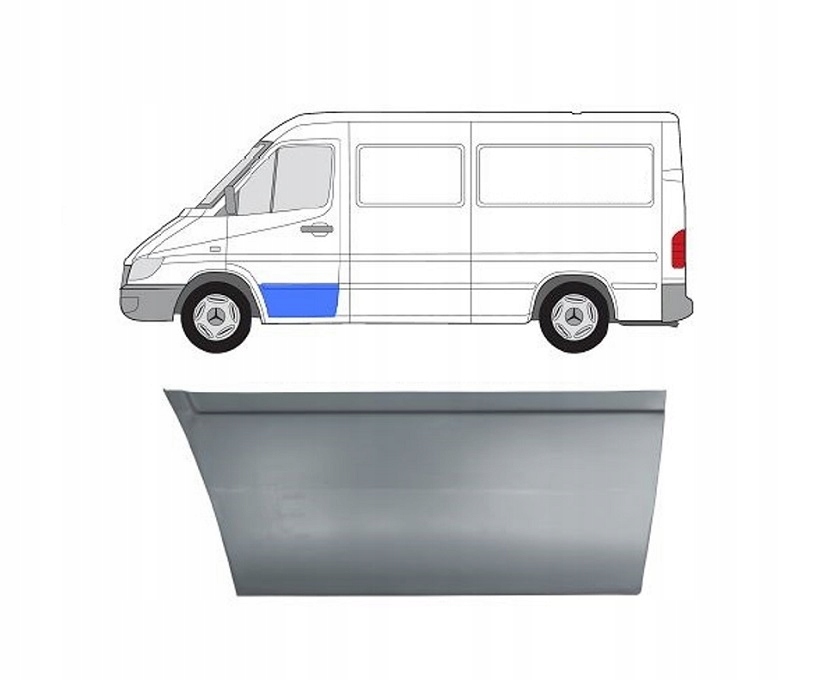 3546122 - РЕМОНТ ДВЕРЕЙ MERCEDES BENZ SPRINTER 02.95--