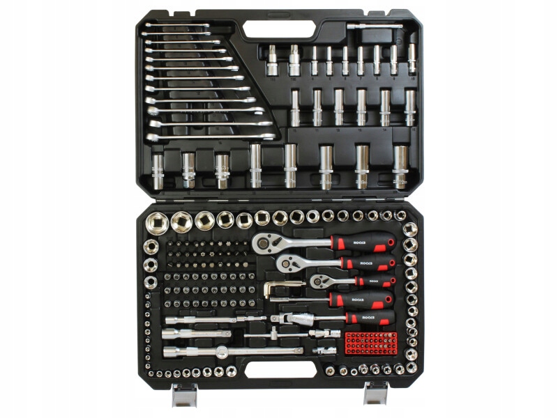 Rooks Sada Nástrojov 1/2", 3/8", 1/4" 216 Dielov, Master-uni XXL