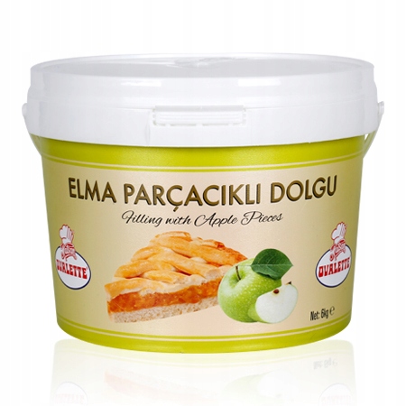 Ovalette Náplň s kousky jablka 6 Kg