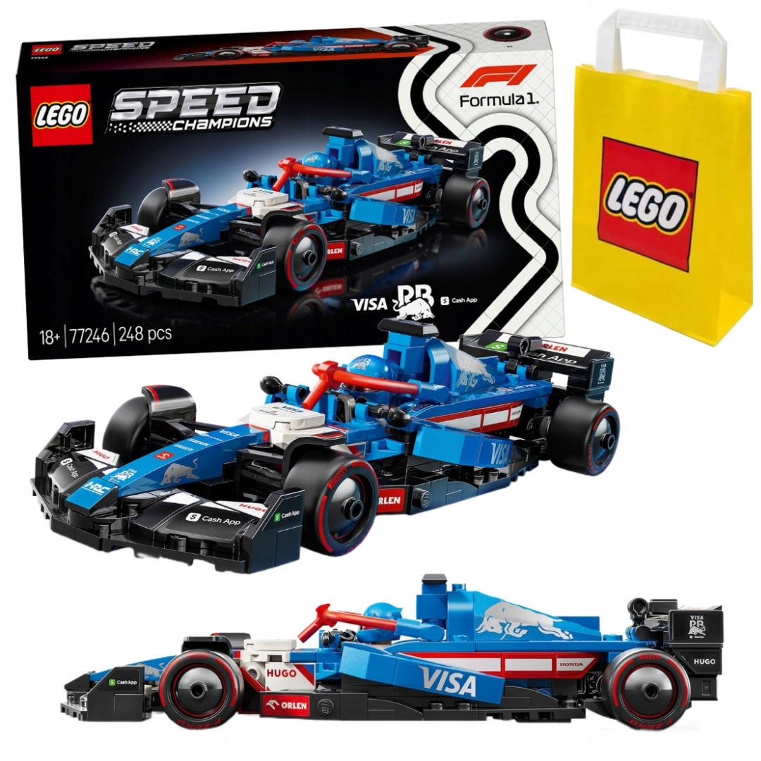 Lego 77246 Speed Champions Formule F1 Visa Cash App Rb Vcarb 01 auto závod