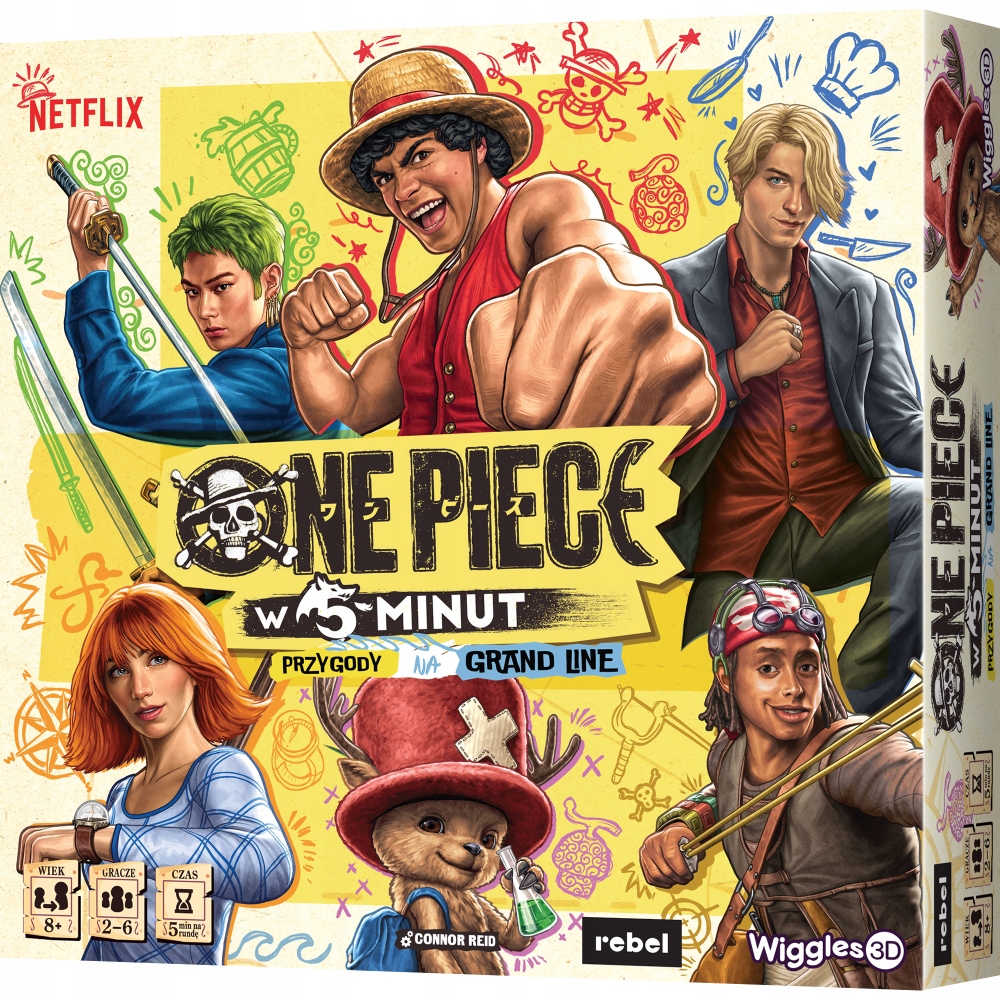 Gra Planszowa One Piece W 5 Minut Rebel Gra Rodzinna Przygodowa