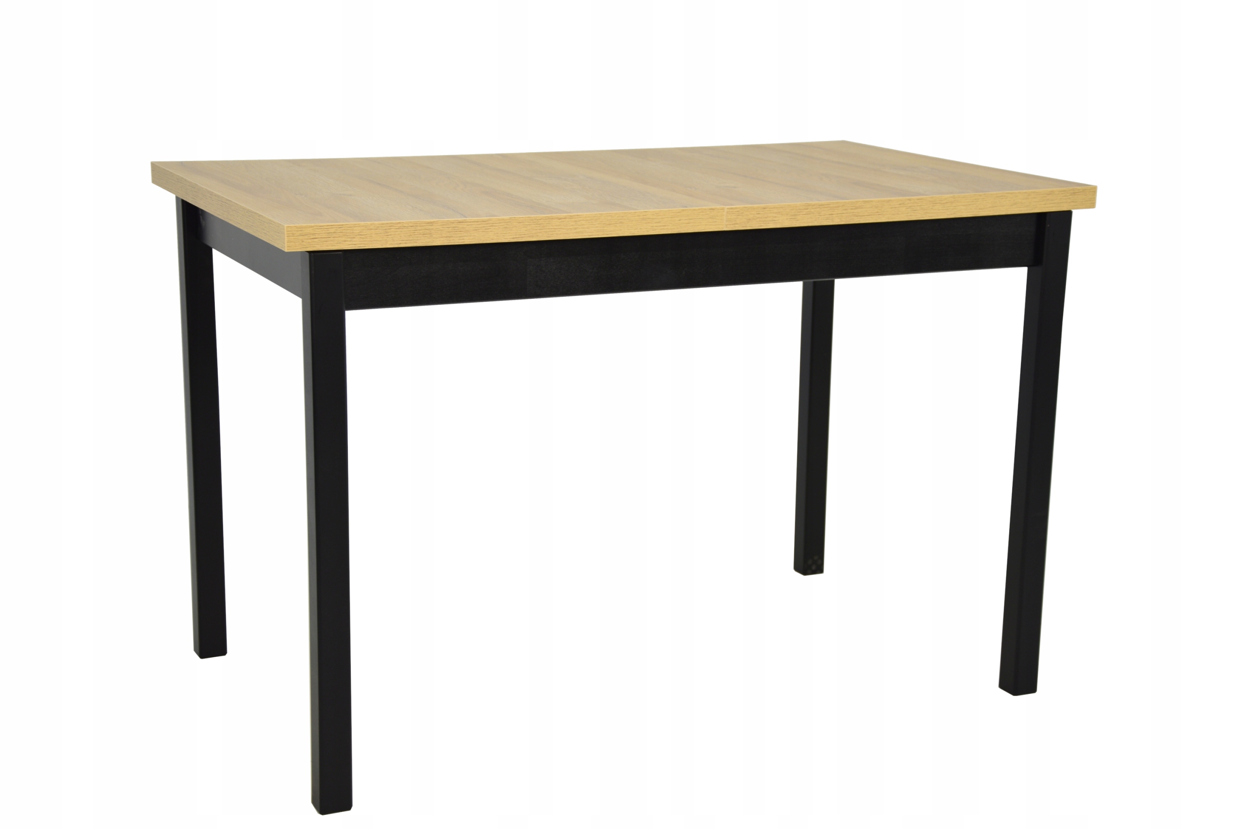 Zestaw drewnianych krzeseł i stół 70x120/160 SZARY Kolor korpusu krzesła dąb sonoma