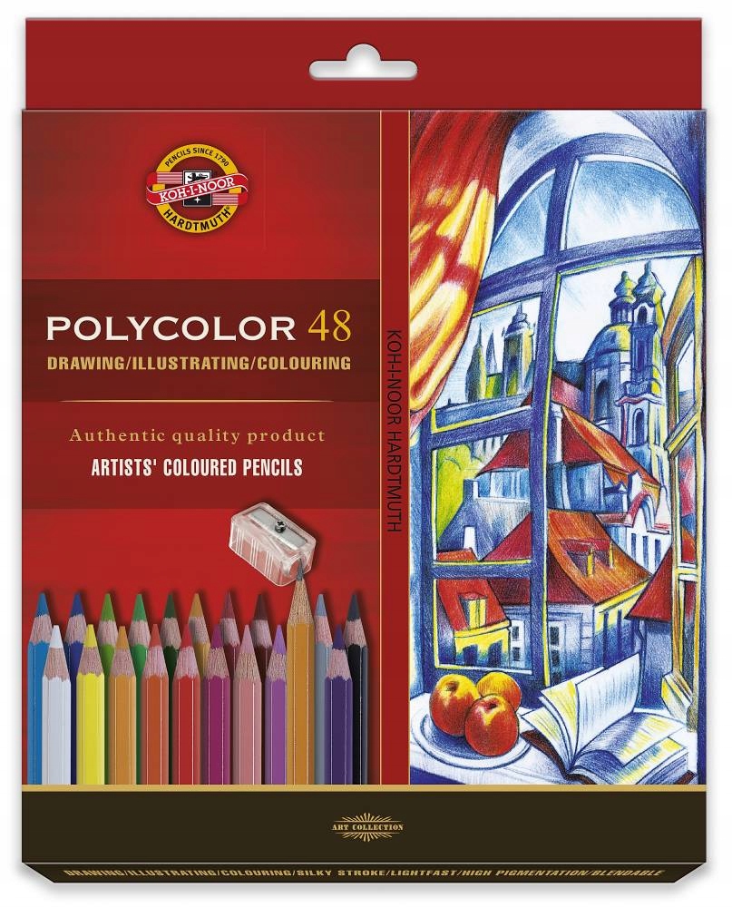KOHINOOR Kredki Polycolor 48 kolory