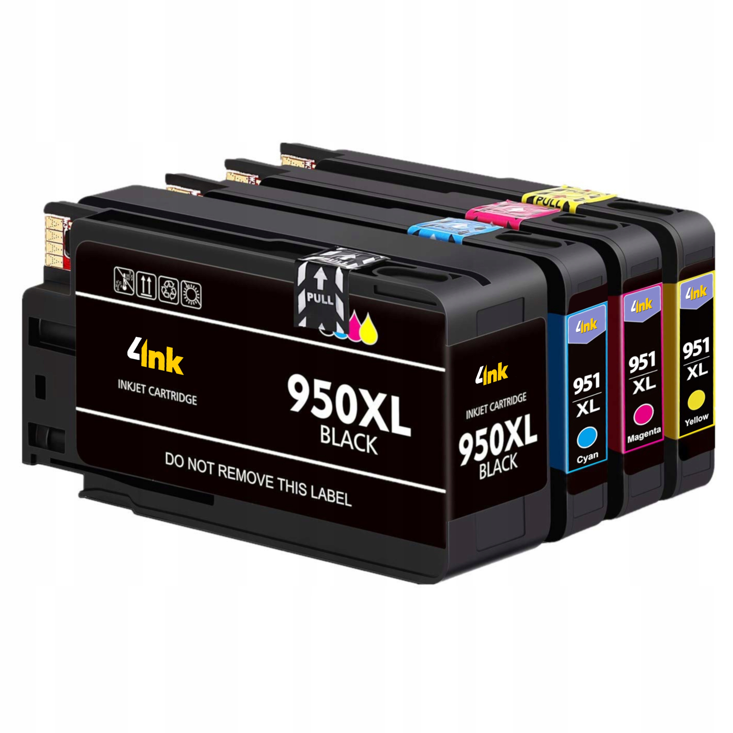 

4x Tusz Do Hp 950 XL Officejet 8610 8620 251 276dw
