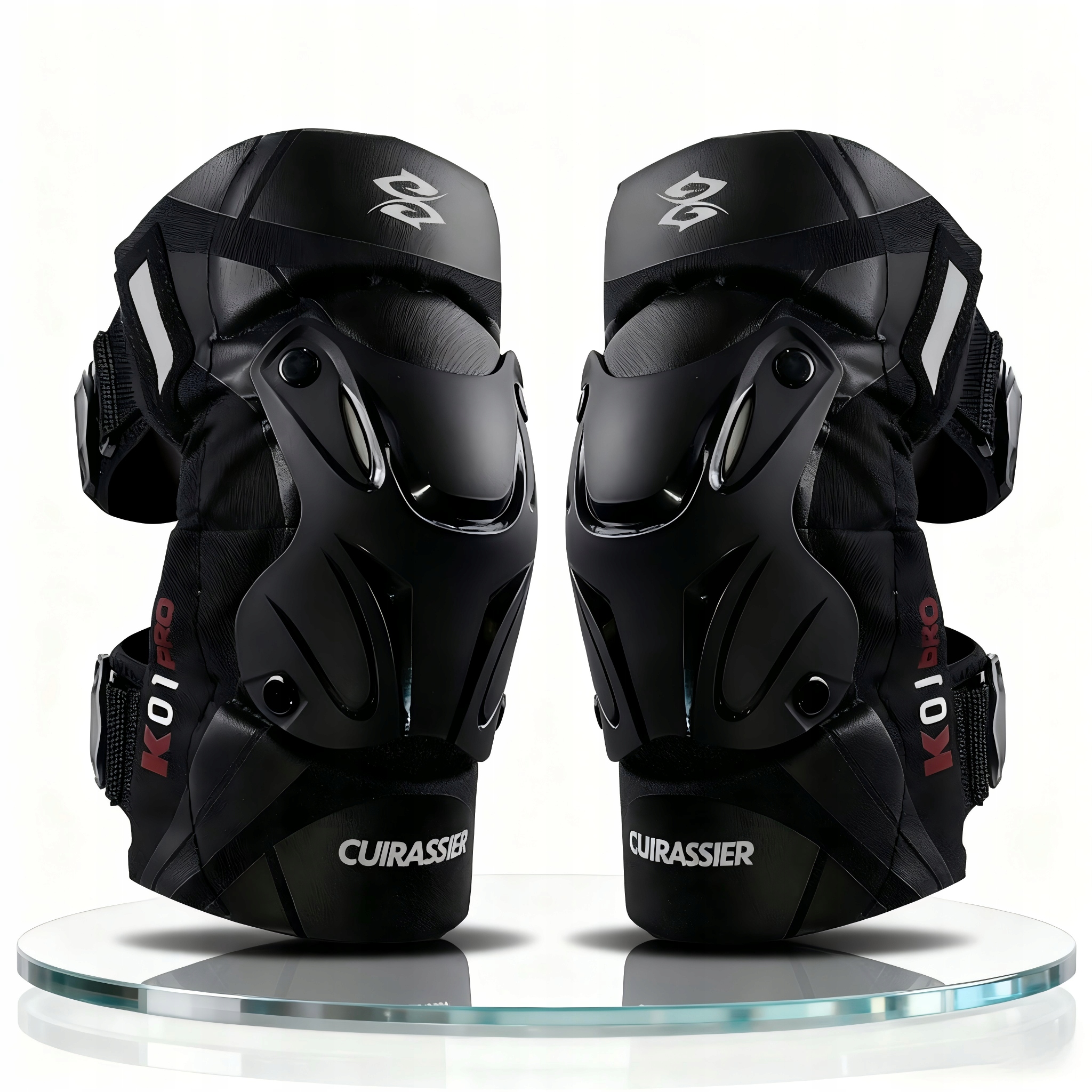 Chrániče Kolen Pro Silniční Motocykly Černá