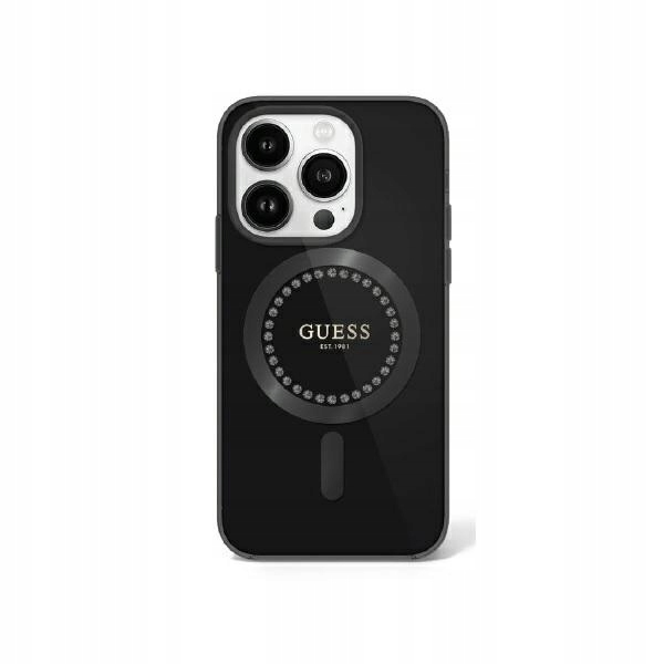 Guess GUHMP16XPFTDTEK iPhone 16 Pro Max 6.9" černý/černý hardcase IML Rhin