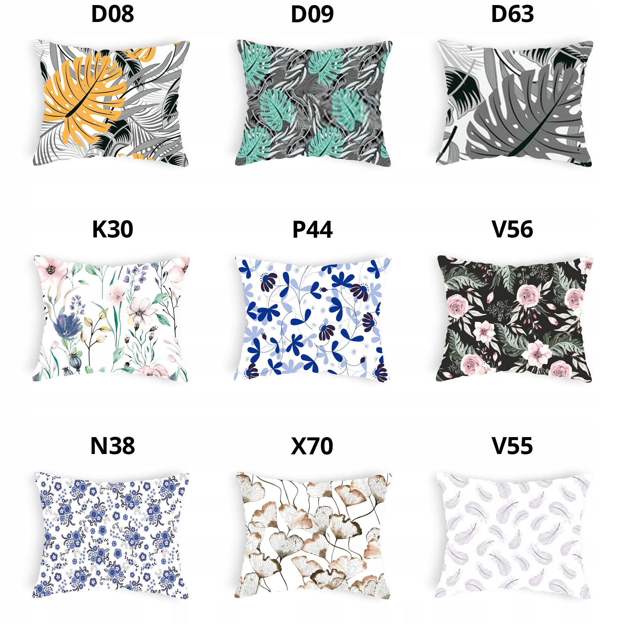 Poszewka bawełniana szara w kotki Marka inna