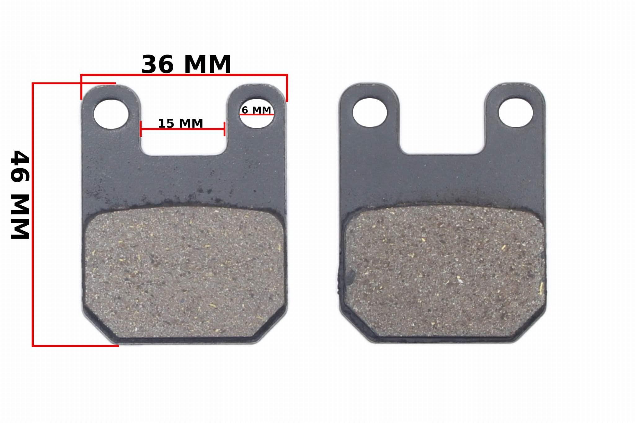 KLOCKI HAMULCA TYŁ YAMAHA TZR 50 03-08 FM