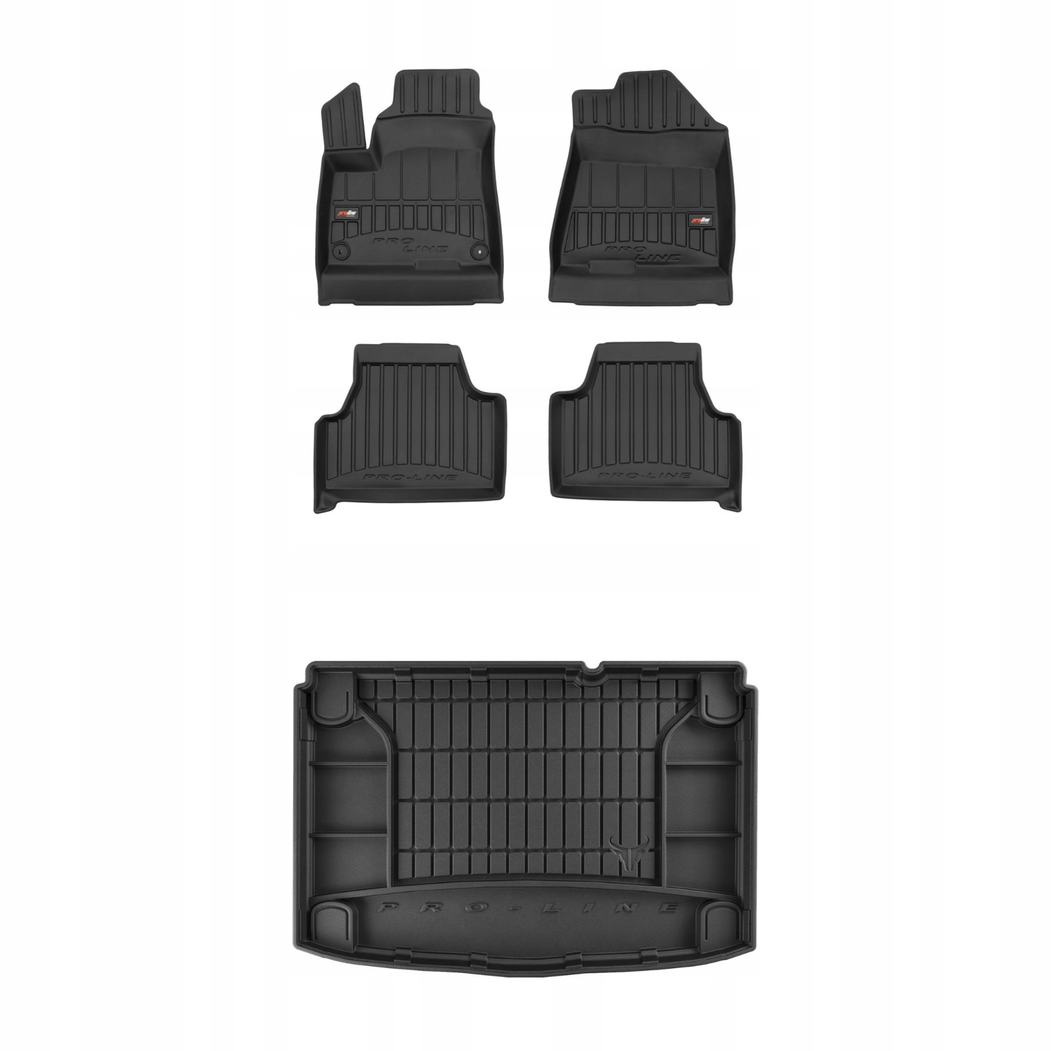 Sada gumových kobercov a rohoží pre Kia Soul Ev II od roku 2019