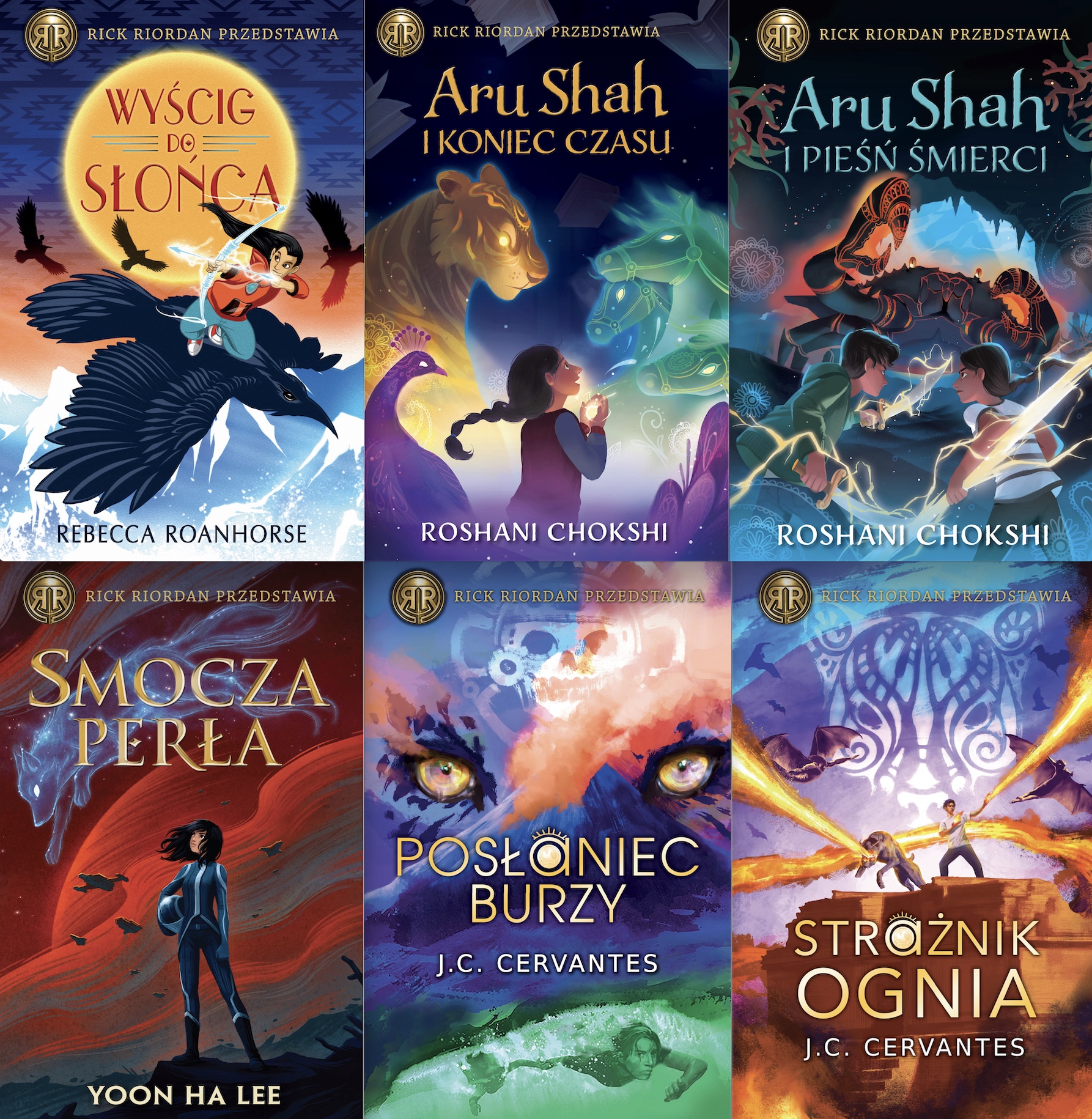 

Rick Riordan Przedstawia komplet 6 książek!