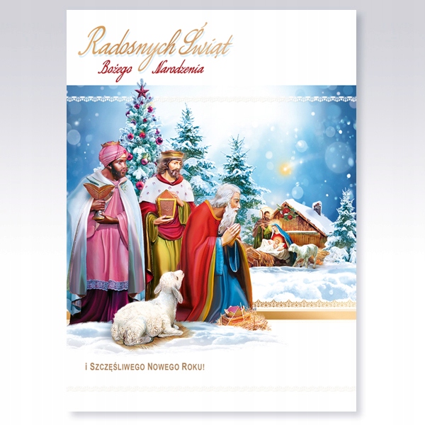 KARNET LAURKA KARTKA BOŻE NARODZENIE PRZESTRZENNA Kod producenta A5P