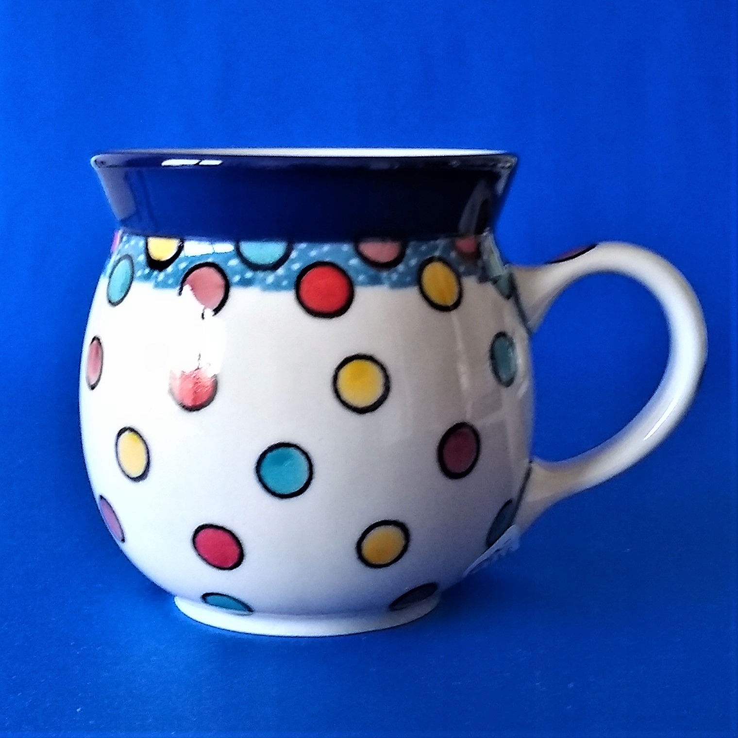 

Kubek 220 ml, Kolor Kropki, Ceramika Bolesławiec