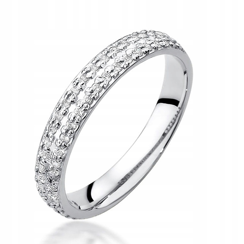 

Pierścionek Z Białego Złota Z Brylantami 0,23ct