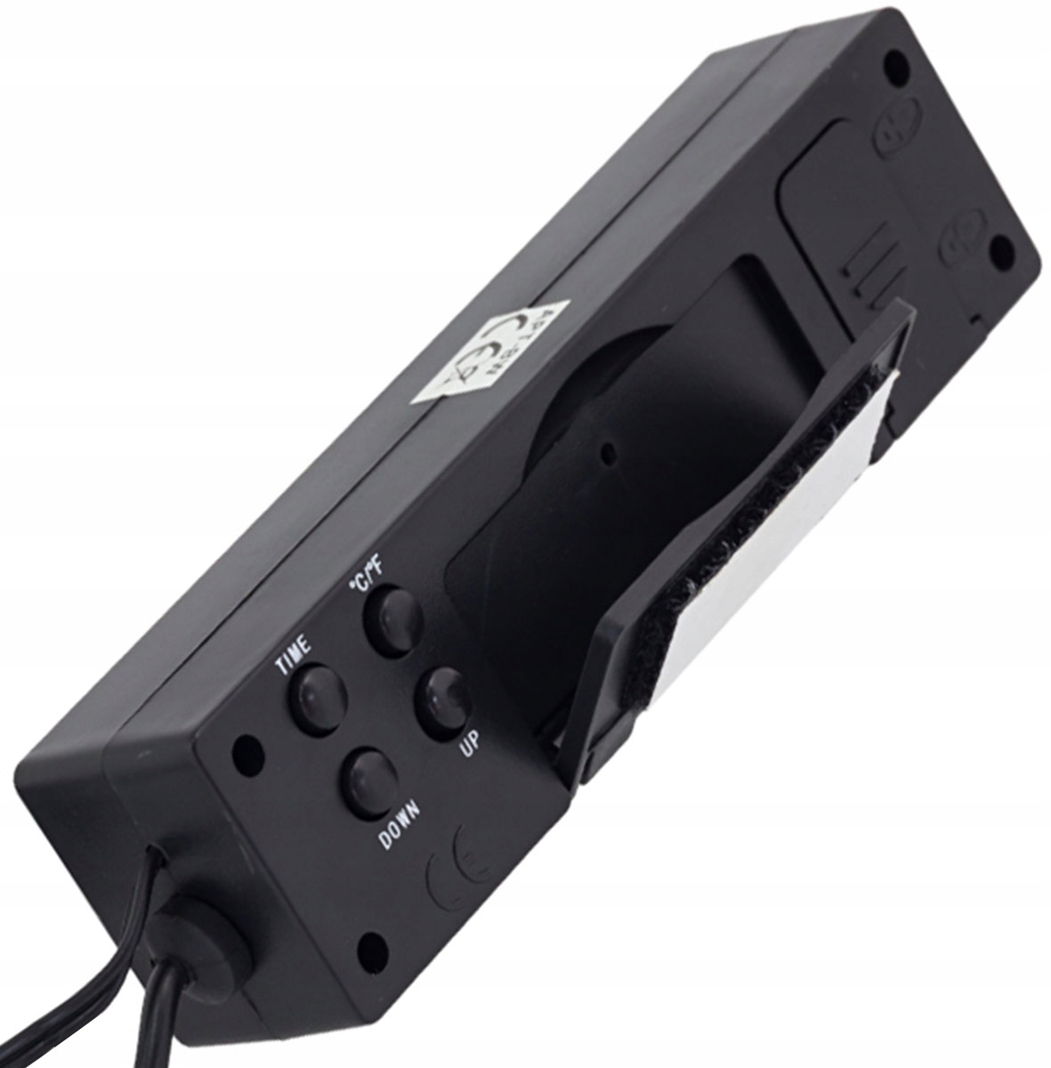 WOLTOMIERZ DO SAMOCHODU AUTA Z TERMOMETREM LCD ZEGAREK PODŚWIETLENIE AG97A Marka APT