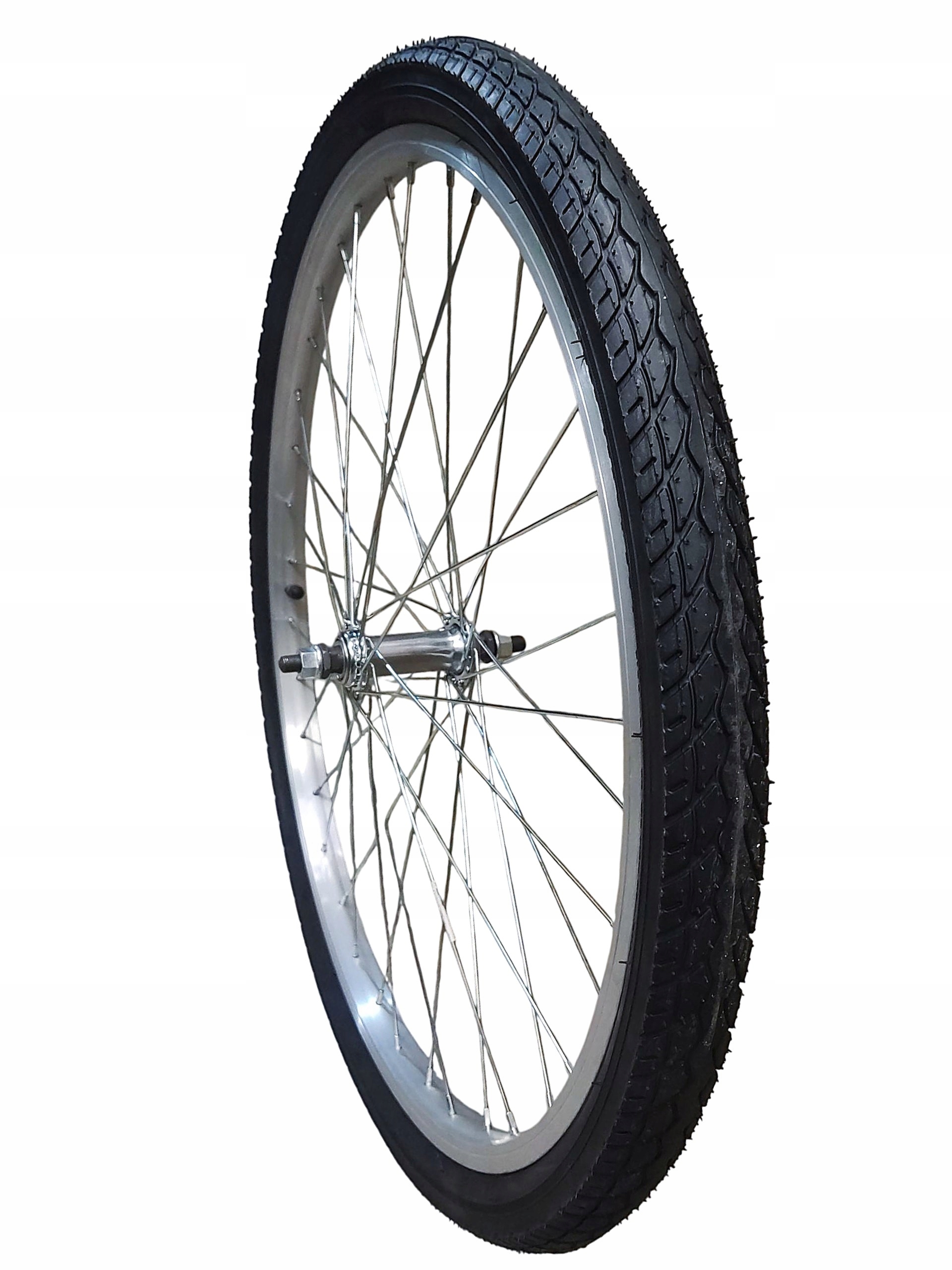 Koło 16 przód kompletne z ogumieniem obręcz aluminiowa do roweru wózka 1szt