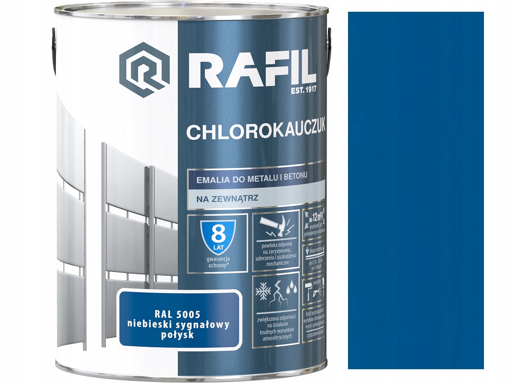 Rafil Chlorokauczuk Niebieski Sygnałowy 5005 5L