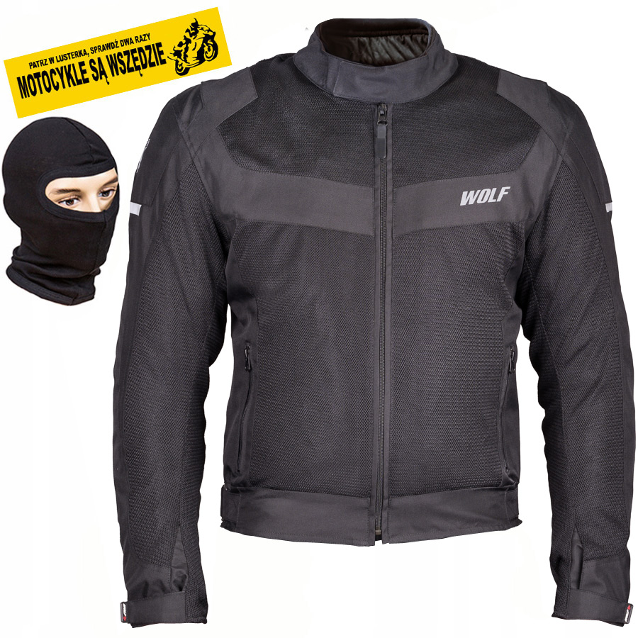 

Letnia Kurtka Motocyklowa Tekstylna Wolf Summer XL