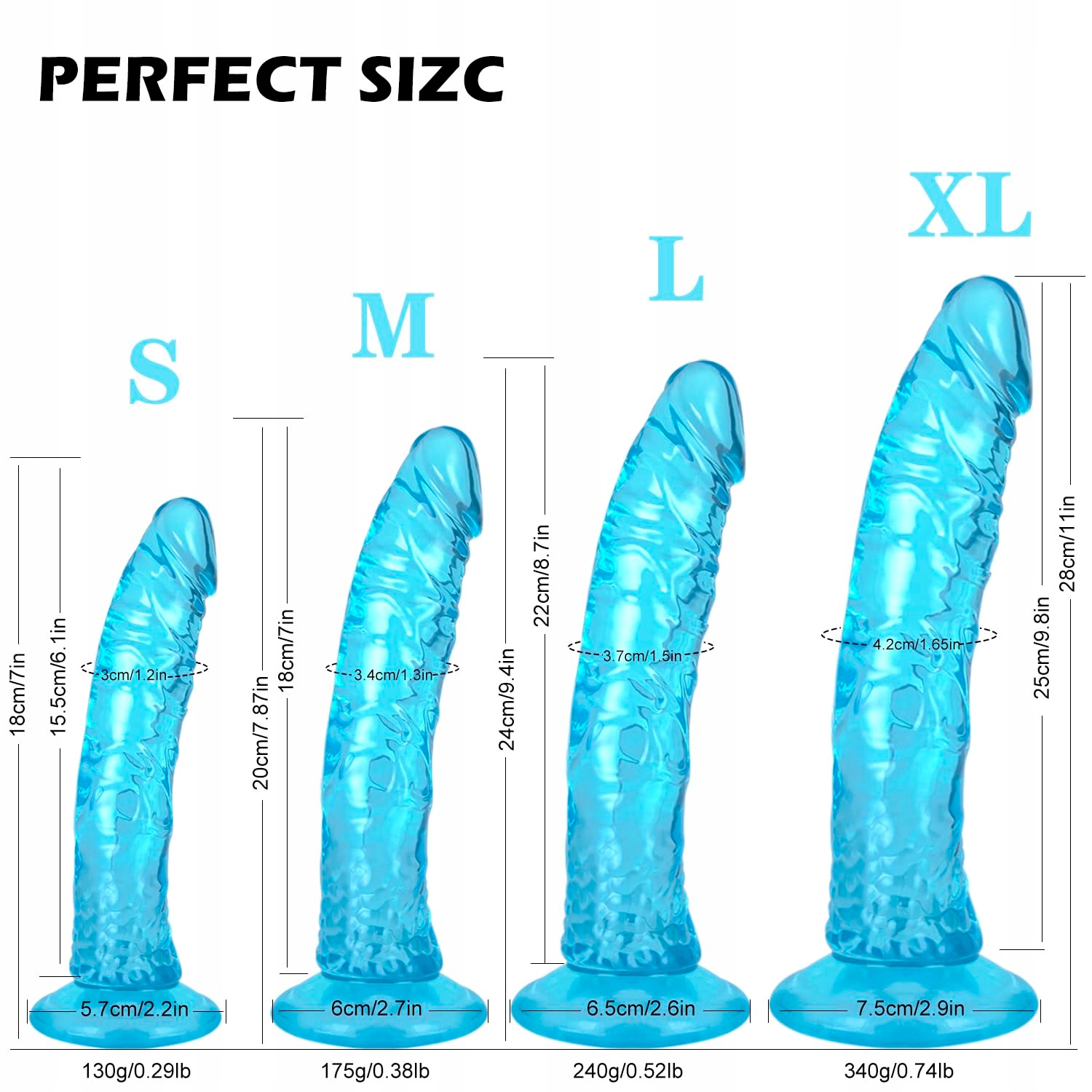 LIFELIKE LOVER Realistyczny Dildo 18cm Silikonowy z Mocną Przyssawką — miniatura 2