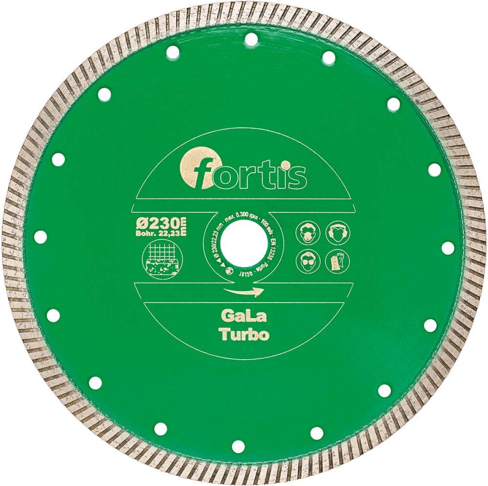 Diamantový kotouč GaLa Turbo 115x22,23 mm Fortis