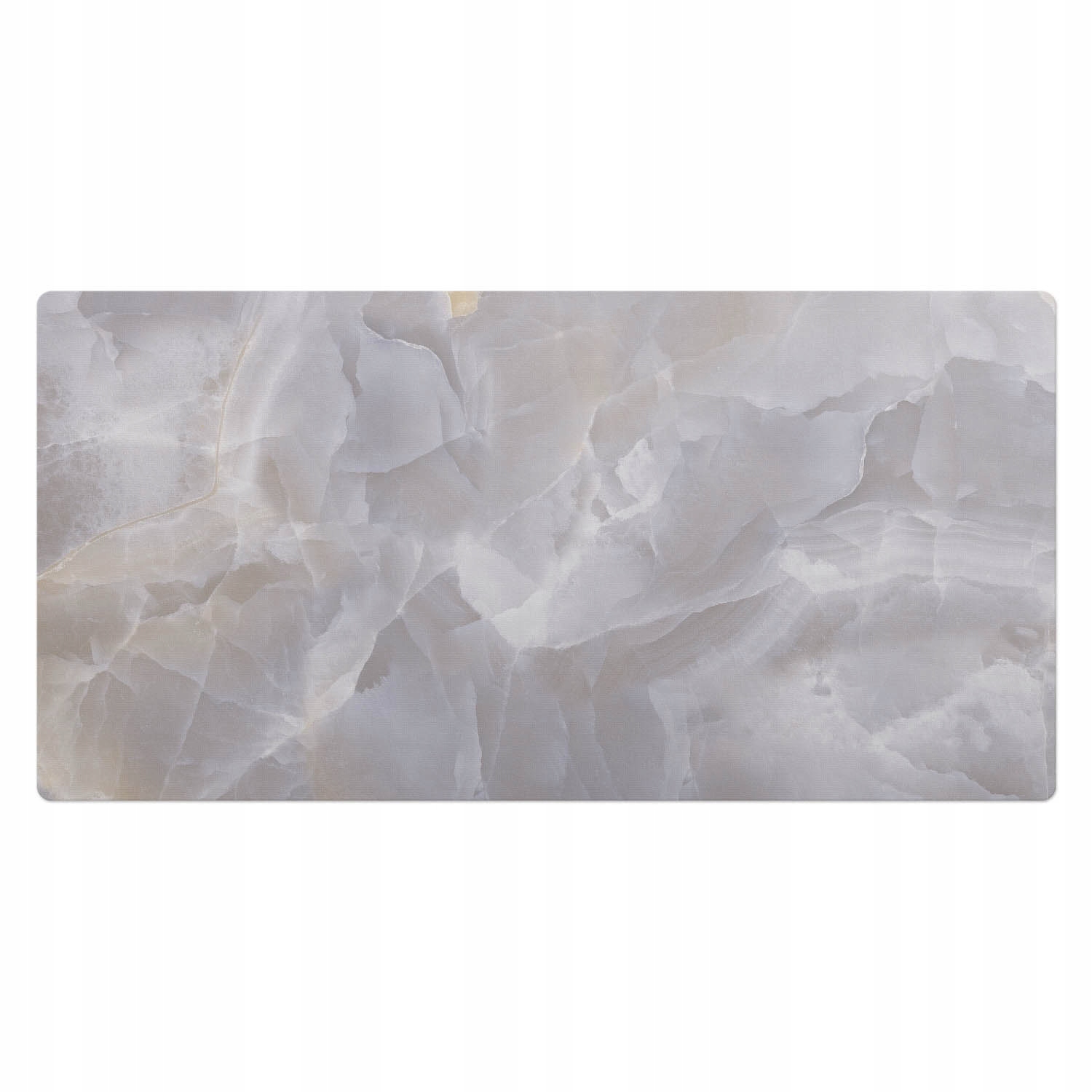 Moderní ochranná podložka pod klávesnici Fale v mramorovém stylu 100 x 50 cm