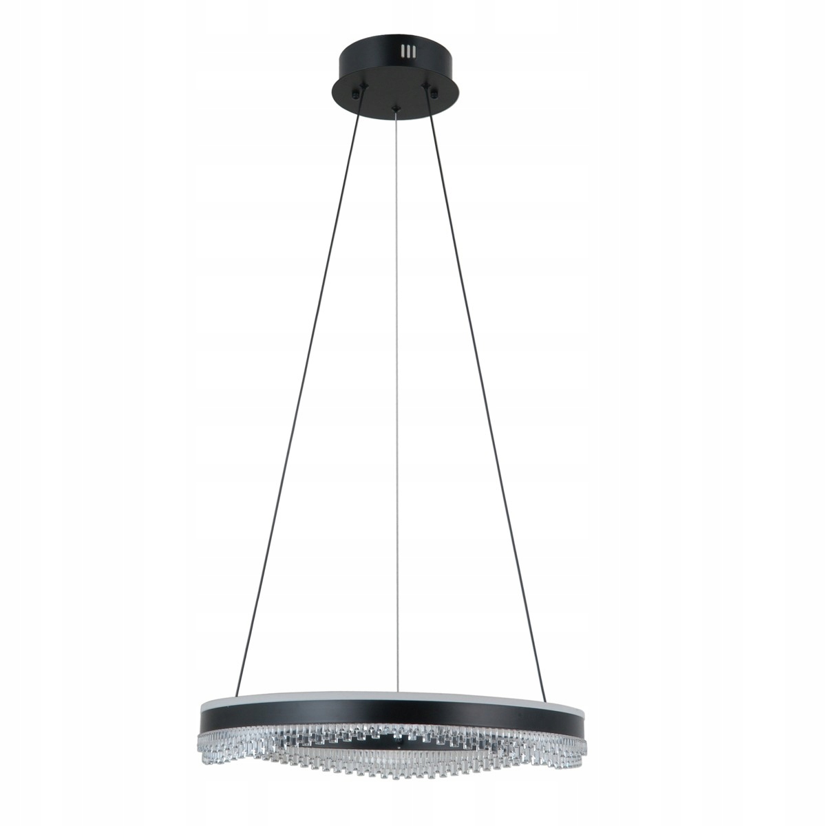Morte PND-34535-M-BK Moderná čierna Led závesná lampa