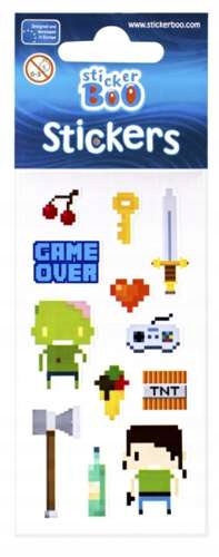 

Naklejki Nalepki Pixele Gra Piksele Sticker Boo