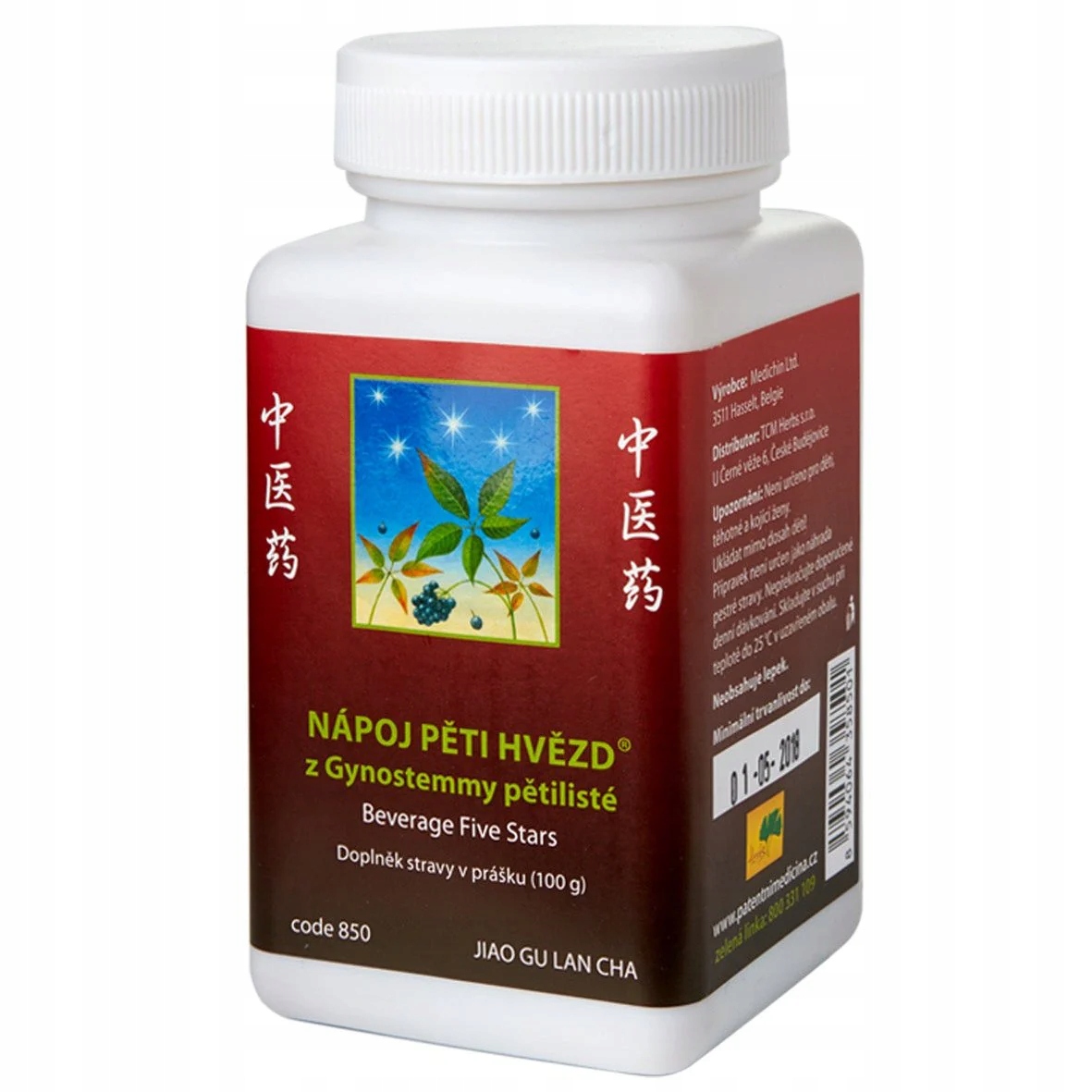 Levně 850 Nápoj pěti hvězd (jiao Gu Lan Cha), 100 g