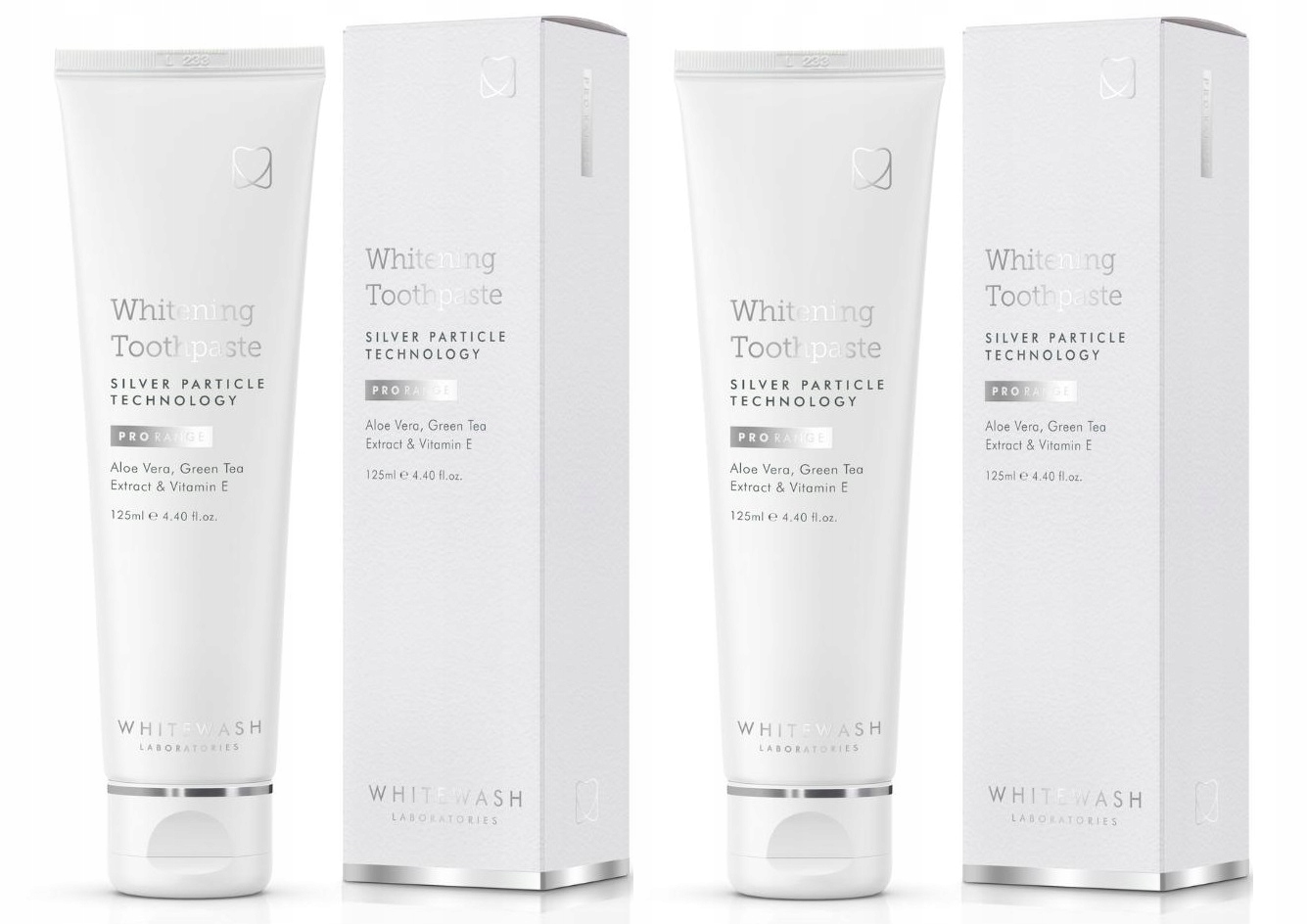 

Pasta do zębów WhiteWash ze srebrem 2 sztuki