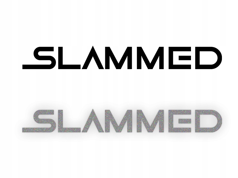 slammed. - Naklejka na samochód na auto - ODBLASK