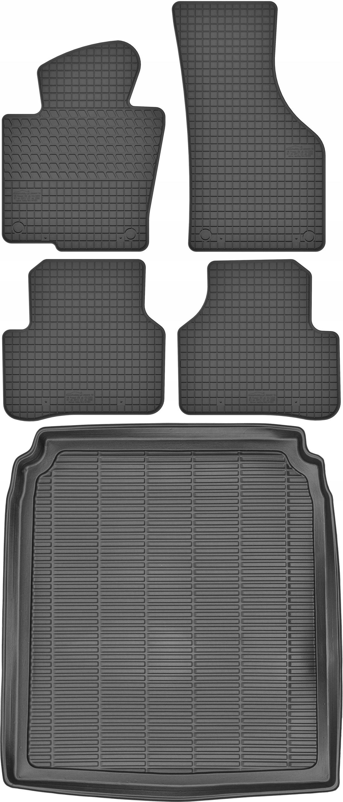 Vw Passat Sedan 2005-2010 Koberec a kufor