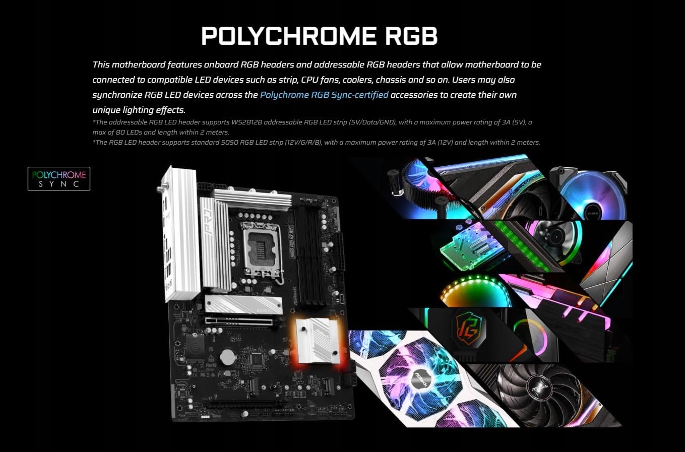 ASRock B860 Pro RS WiFi Płyta Główna Intel Core Ultra DDR5 — miniatura 8