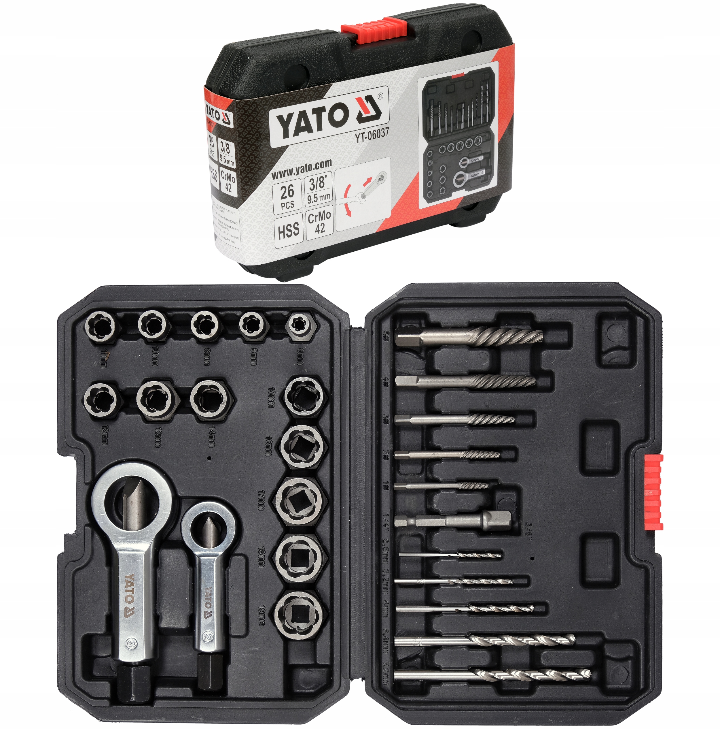 

Wykrętaki Do Zerwanych Śrub Szpilek Nakrętek 26SZT