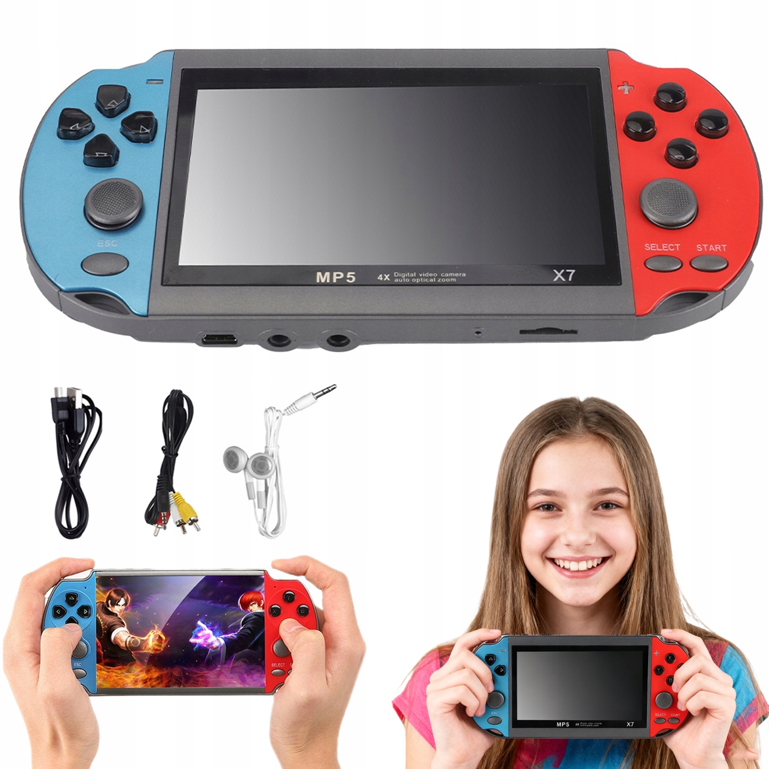 Przenośna Konsola Konsola Przenośna Psp Z Ponad 10 000 Zainstalowanych Gier