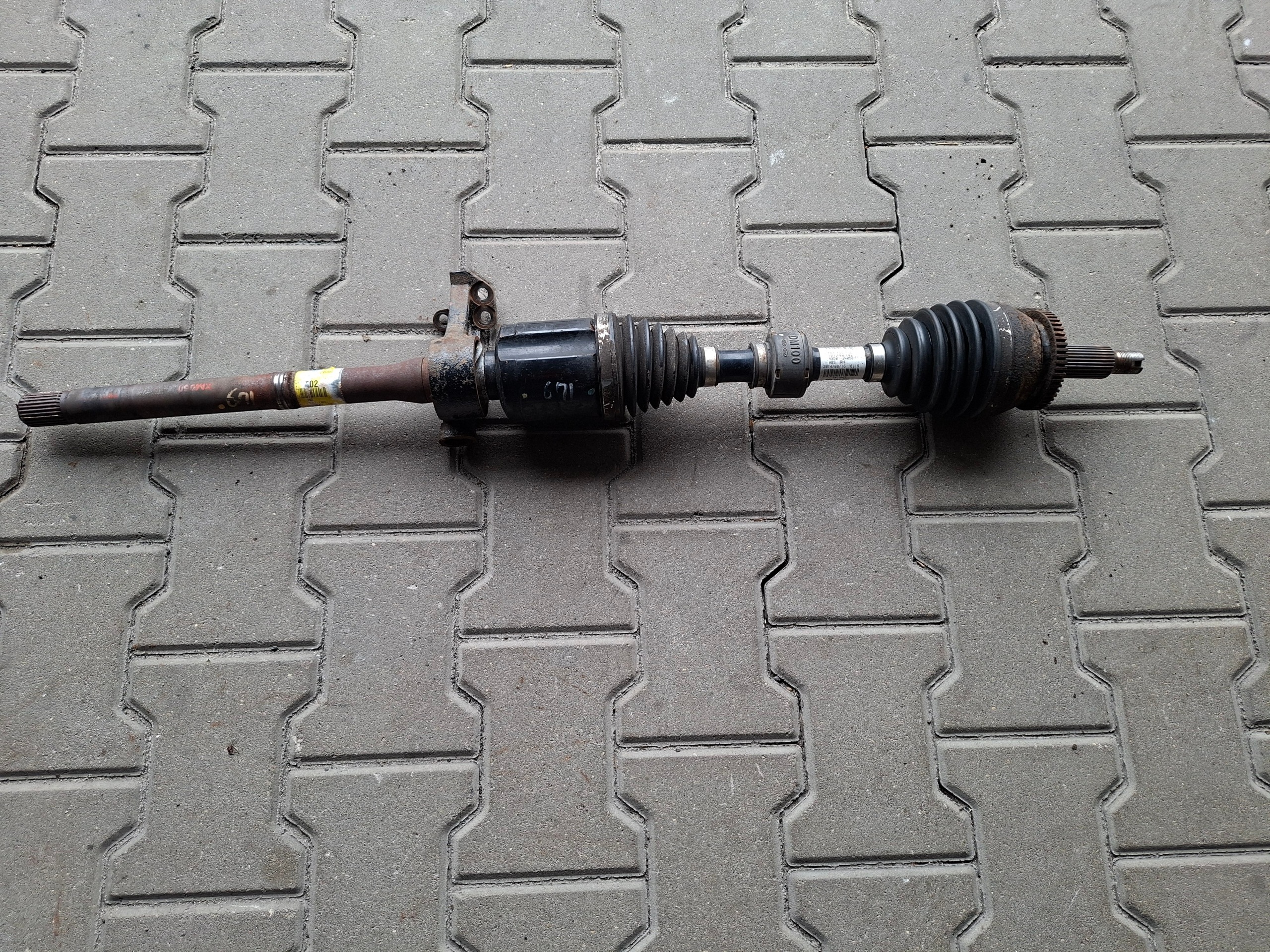 49501-2W050 semi-axis front front right HYUNDAI SANTA FE 3 III 2.2 D CRDI