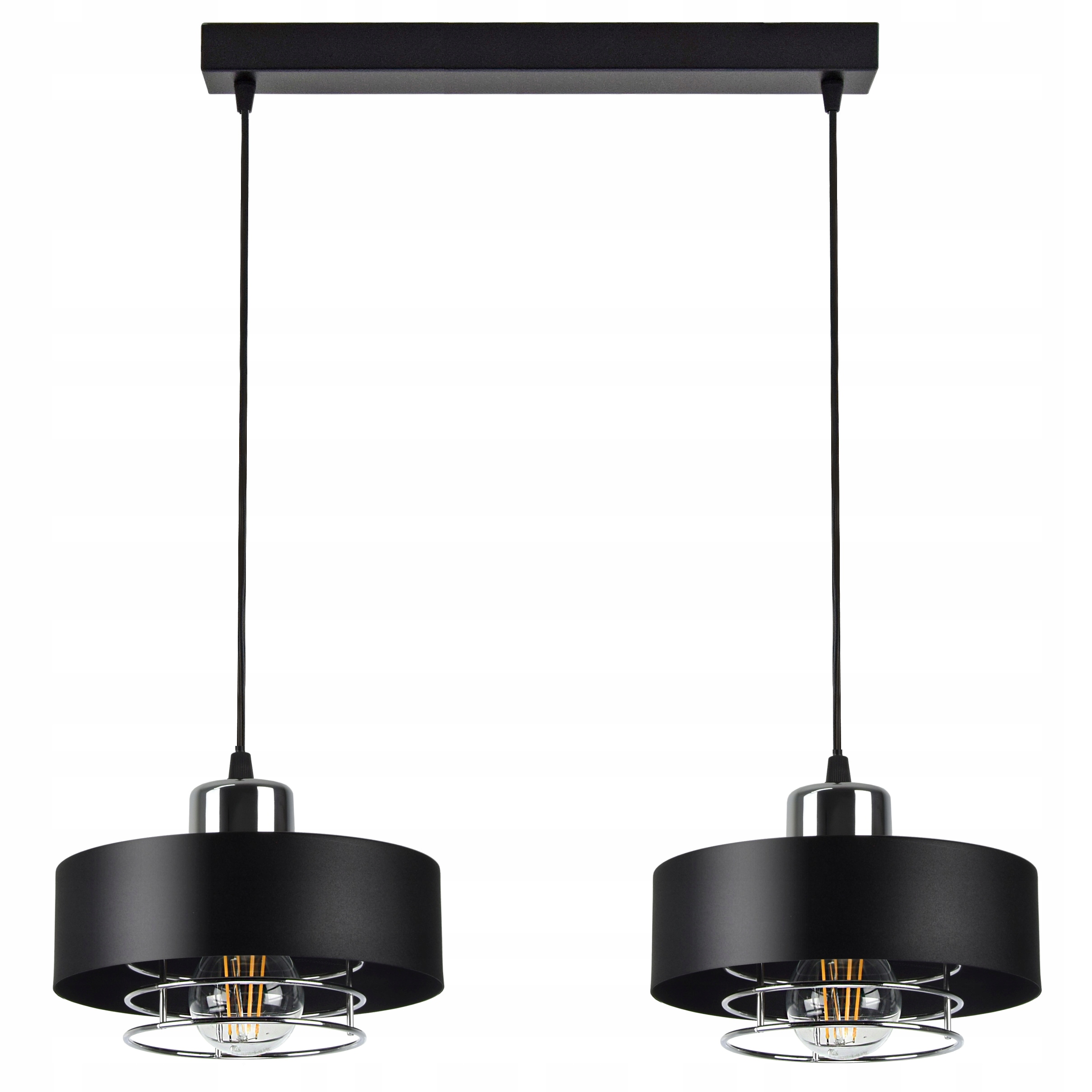 Lampa Żyrandol Led Sufitowa Wisząca VIGO II Chrom