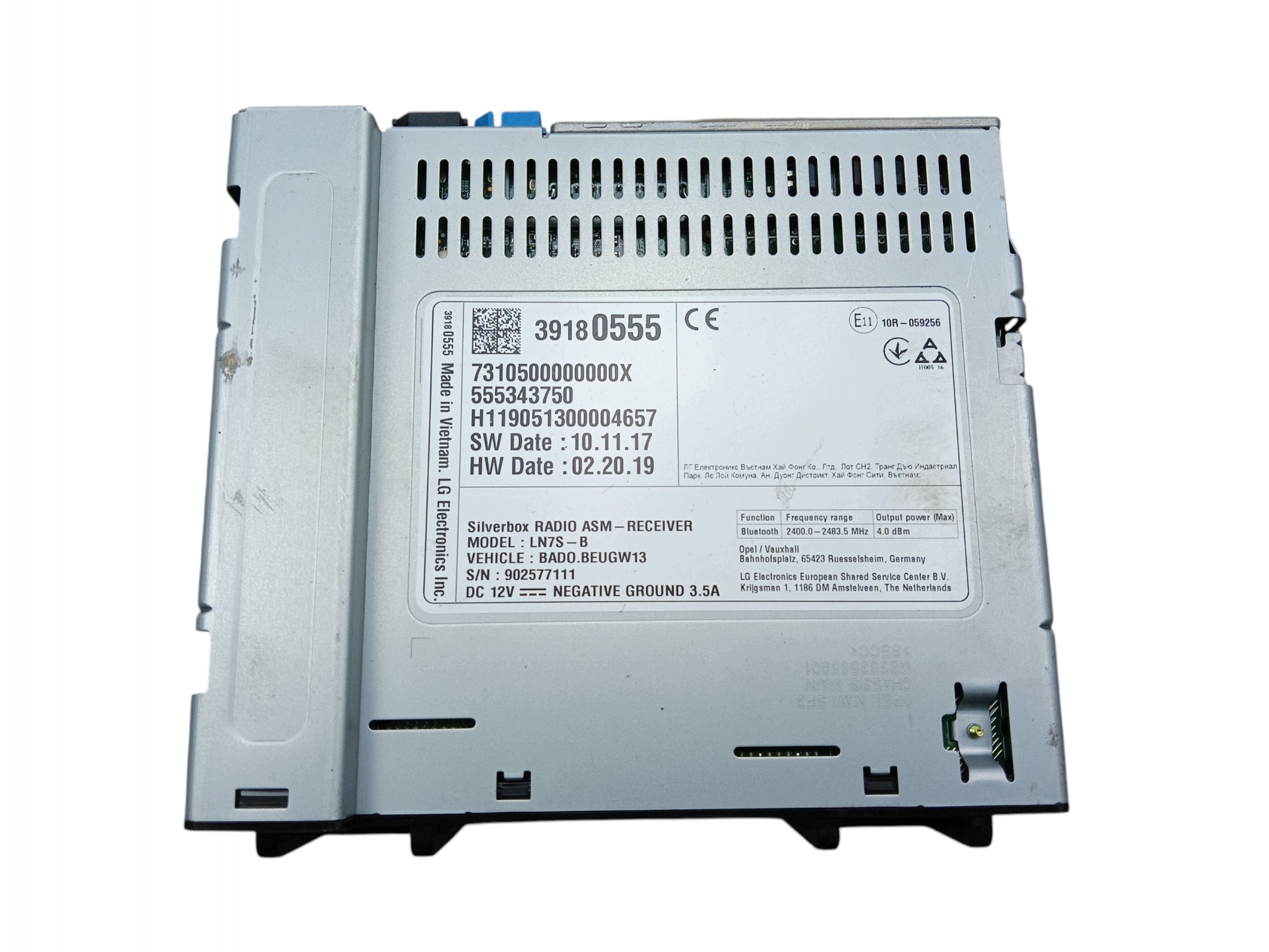 module navigation devices SILVERBOX OPEL ASTRA K INSIGNIA B 39180555