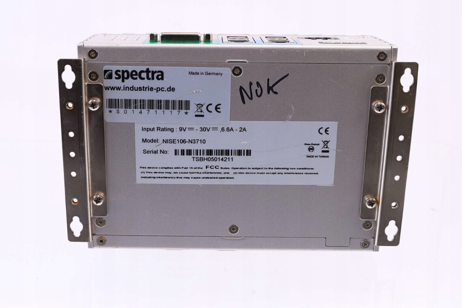 NEXCOM SPECTRA NISE106-N3710 ! NOK ! USZKODZONY! Rodzaj inny