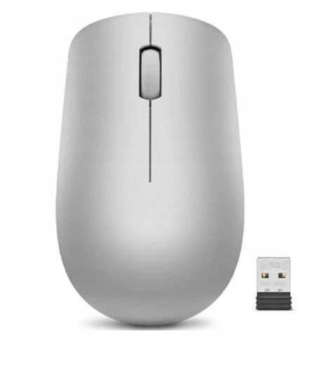 Lenovo Myszka Bezprzewodowa 530 Szary Platynowy Ergonomiczny