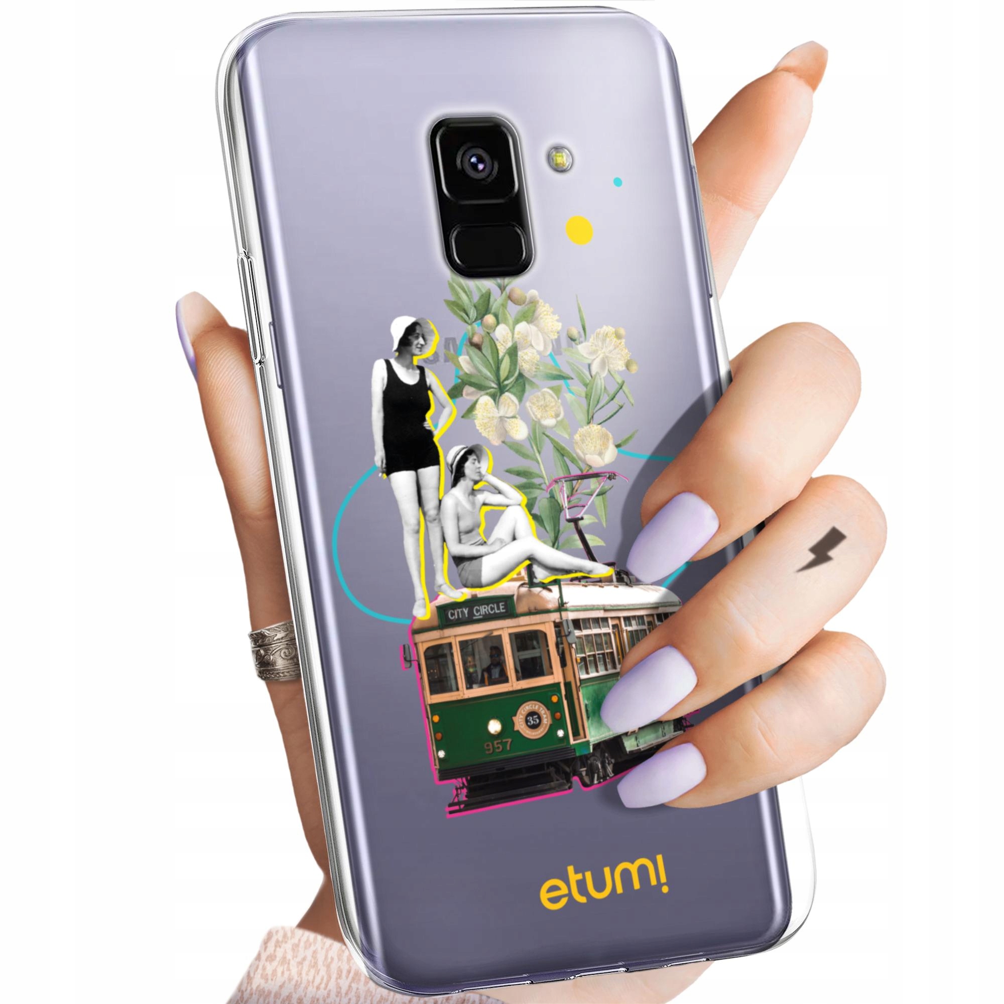 Etui Do Samsung Galaxy A5/A8 2018 MIX Przeszłość Oryginalne Obudowa