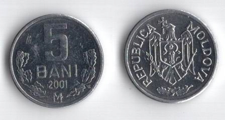MOŁDAWIA 2001 5 BANI