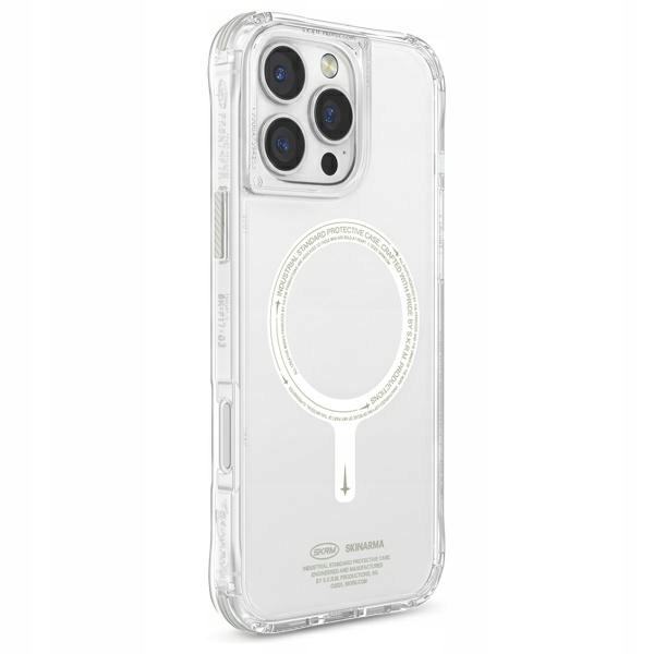 pouzdro Skinarma Saido pro iPhone 16 Pro 6,3" s magnetickým nabíjením, zelené/zelené